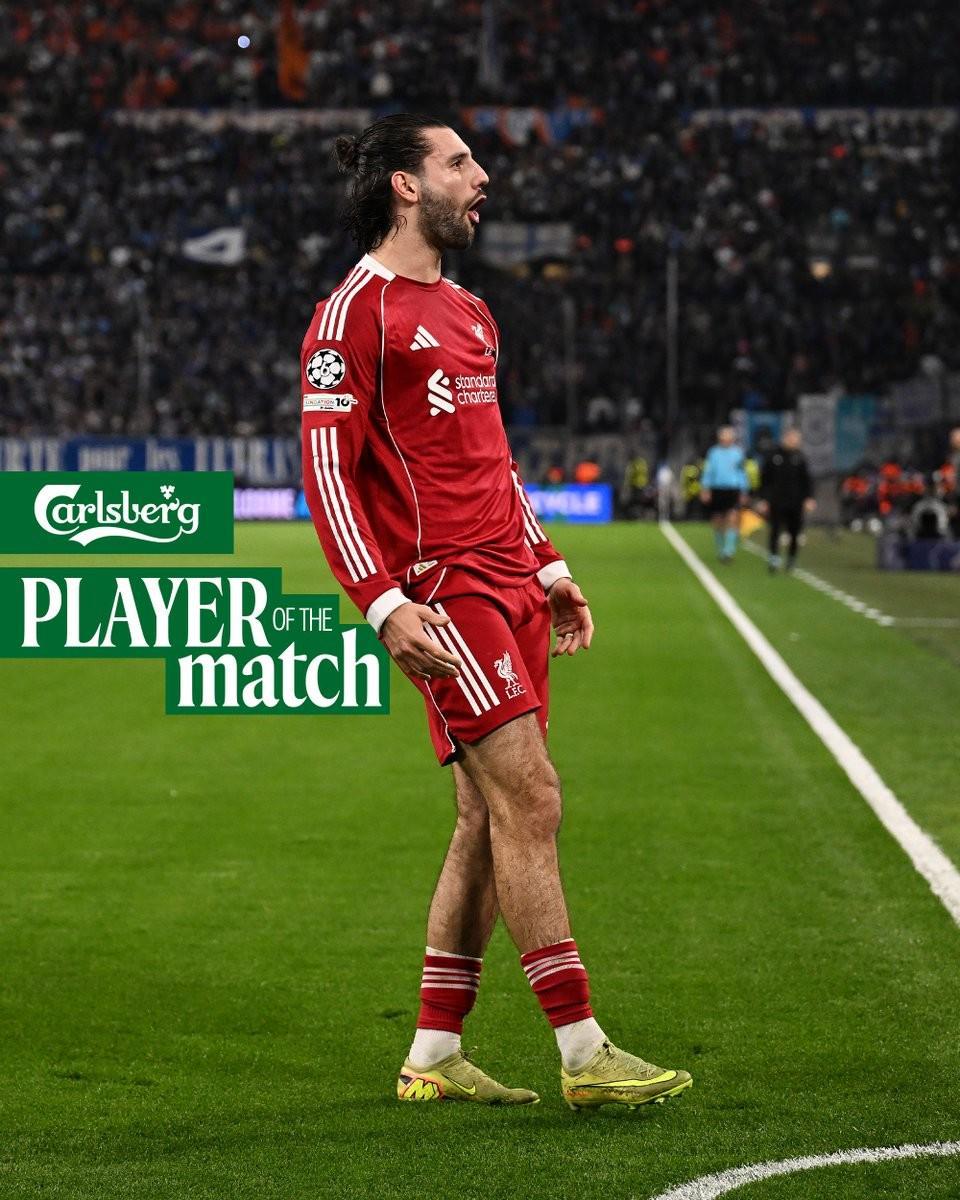 开云入口-实至名归，索博斯洛伊当选与马赛一役利物浦队内最佳球员